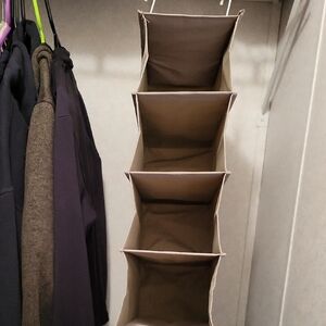 Hanging Closet Shoe Organizer And Felt clothes Hangers